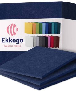 Paneles Acústicos Ekkogo Paquete de 12 Paneles -ul Denim]