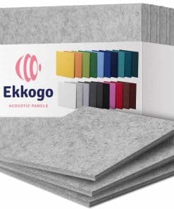 Paneles Acústicos Ekkogo Paquete de 12 Paneles -Cuadrado]