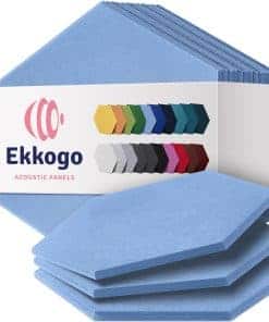 Paneles Acústicos Ekkogo de 12-Pack Paneles de Pared