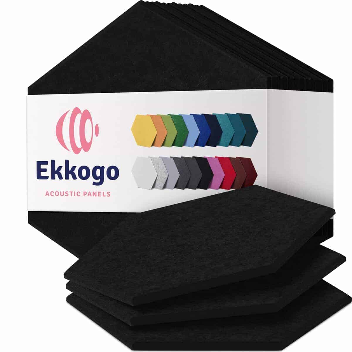 Paneles Acústicos Ekkogo Paquete de 12 Paneles -Profundo]