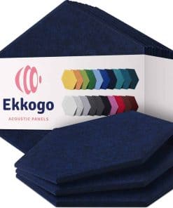 Paneles Acústicos Ekkogo Paquete de 12 Paneles -ul Denim]