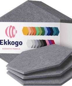 Paneles Acústicos Ekkogo Paquete de 12 Paneles - Hexagon]