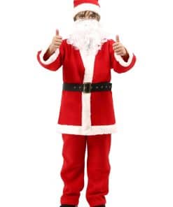 Disfraz de Santa Claus para Niños, 5 PCS de Disfraz de