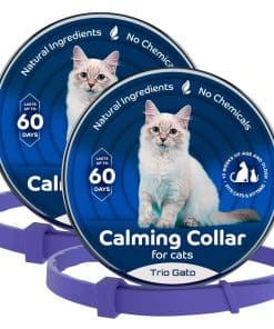 Collar Natural Calmante y Relajante para Gatos, Reduce la
