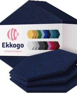 Paneles Acústicos Ekkogo Paquete de 12 Paneles -Azul Mezclil