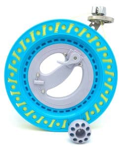 Simxkai 9.8in Carrete Grande de Cometa Azul con Freno de