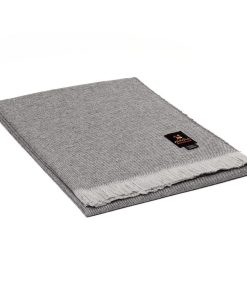 Manta de Lana de Alpaca - Diseño de Color Sólido Cálido