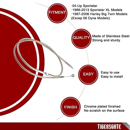 Cable de Embrague Extendido TIGERSAGTE para Modelos de - Imagen 4