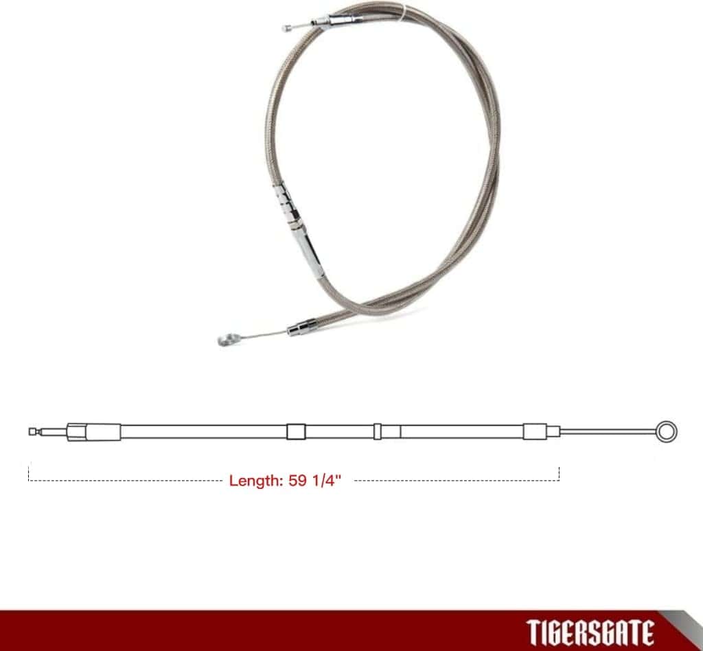 Cable de Embrague Extendido TIGERSAGTE para Harley - Imagen 7