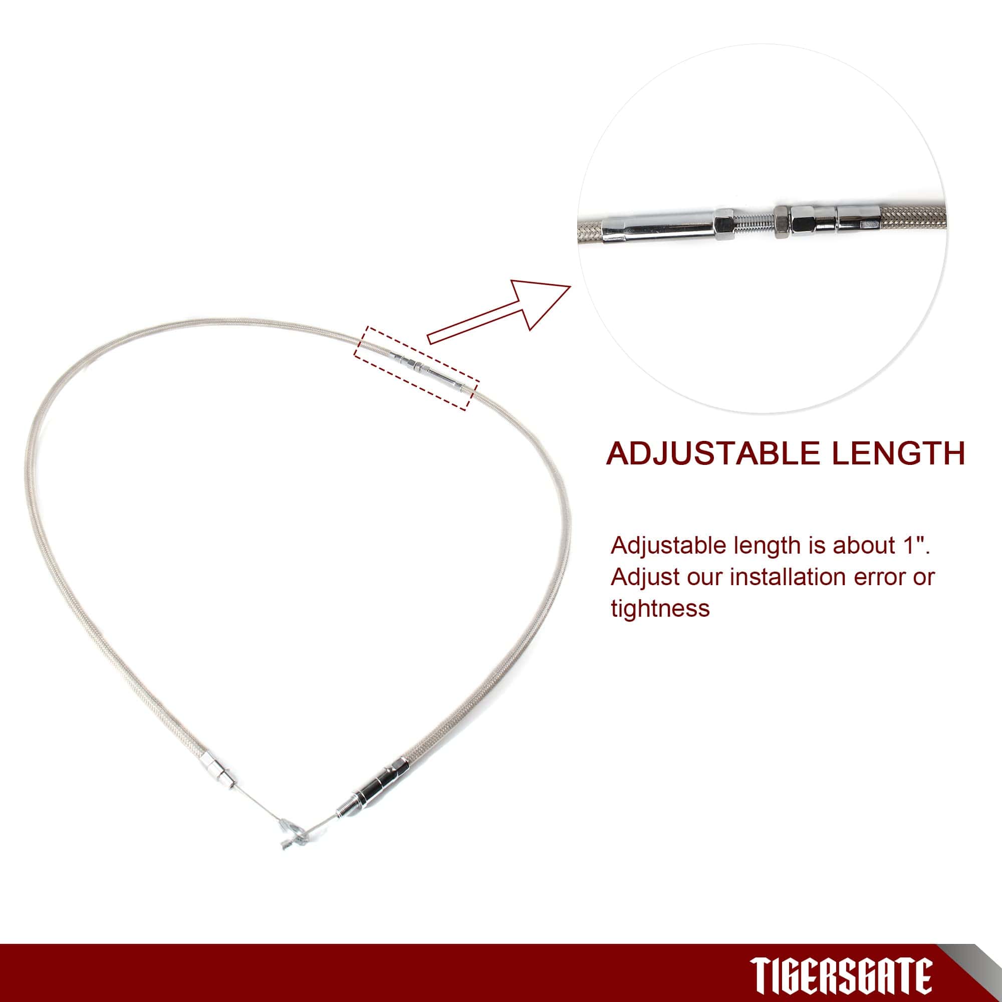 Cable de Embrague Extendido TIGERSAGTE para Harley - Imagen 6