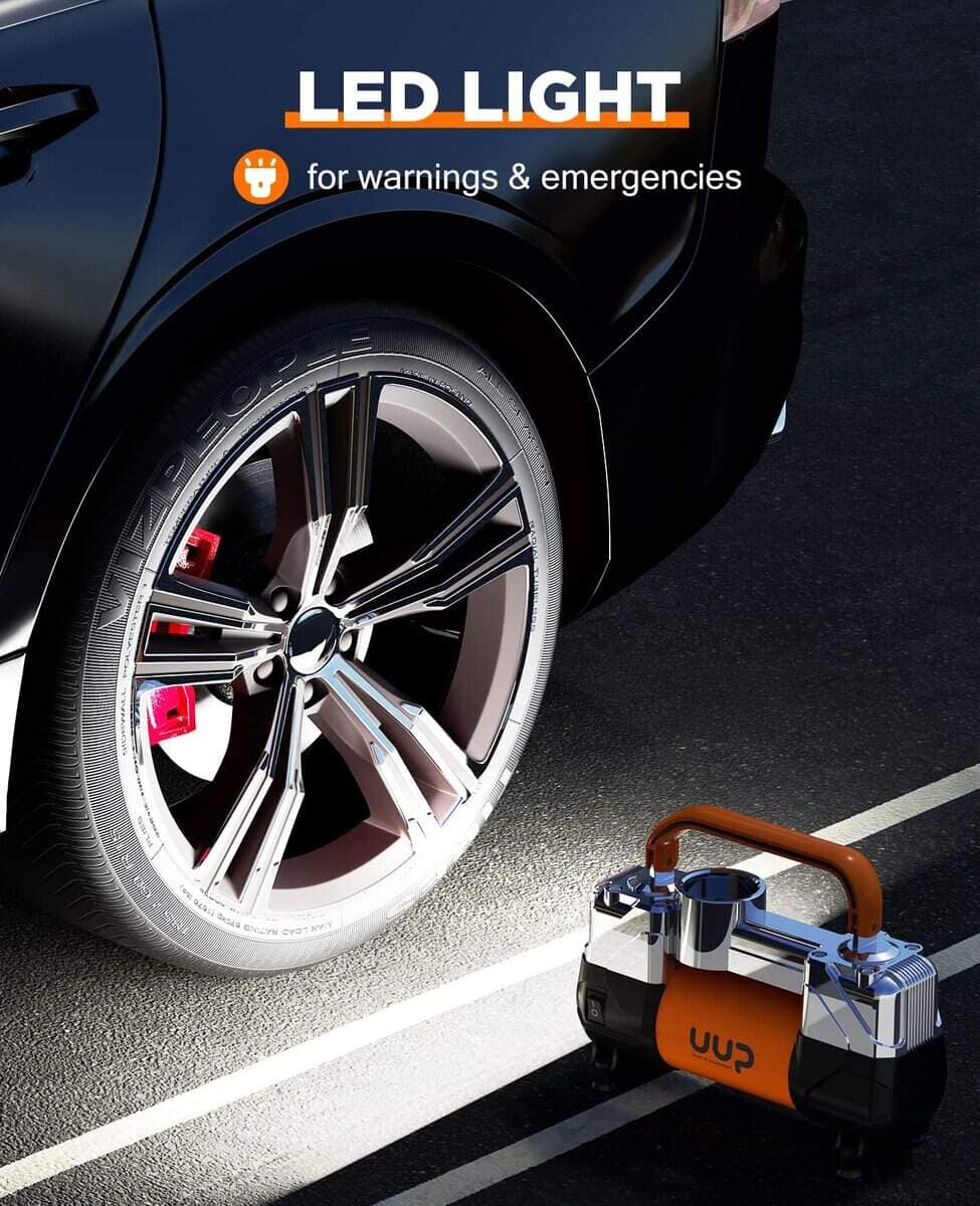 Compresor de aire para inflar neumáticos UUP, 150PSI 12V DC - Imagen 6