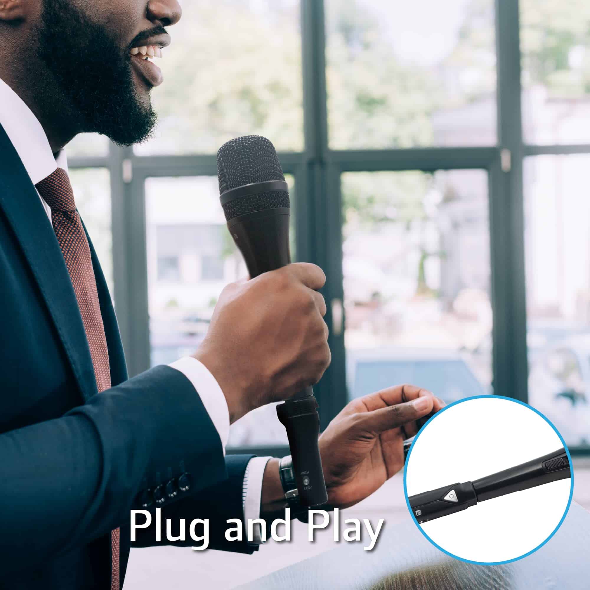 Sistema de Micrófono Inalámbrico CAROL Bluetooth con - Imagen 9