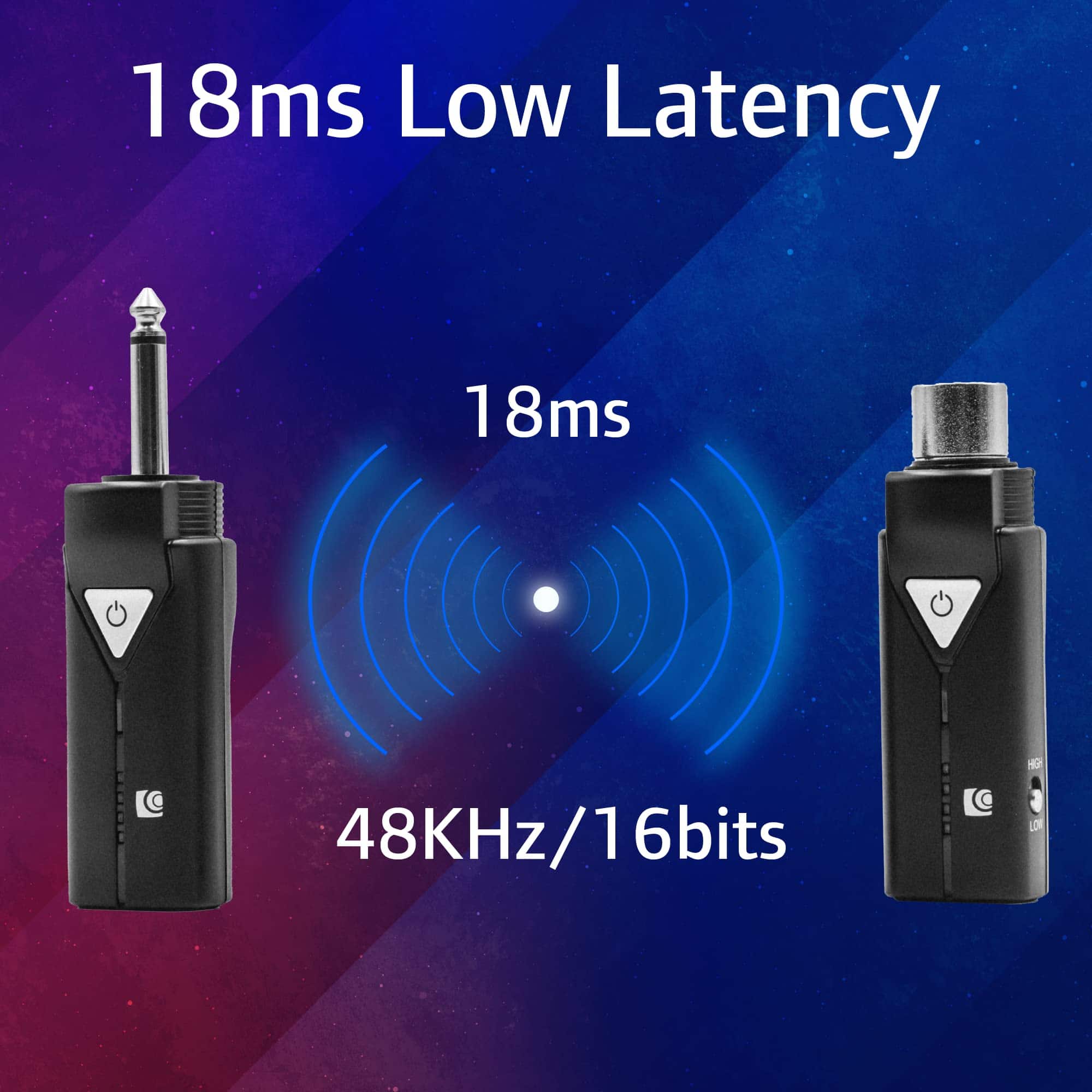 Sistema de Micrófono Inalámbrico CAROL Bluetooth con - Imagen 4