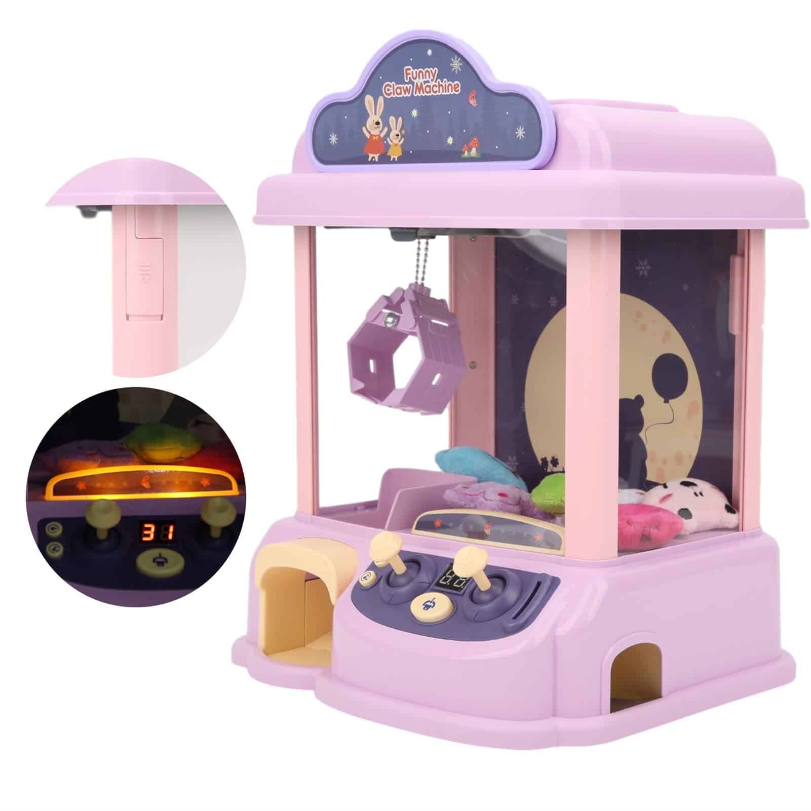 Máquina de Garra CUEI, 6 Muñecas Luces Hermosas Música - Imagen 7