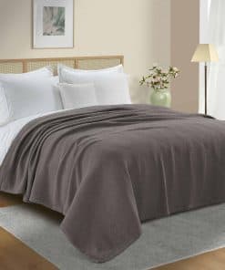 Manta de Algodón 100% Queen (90 x 90 pulgadas) Ligera y