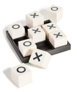 Juego de Tres en Raya Tizo Design para Mujer, Marrón/Crema,