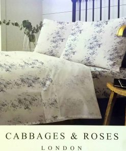 Juego de sábanas de 4 piezas Cabbages & -Blanco