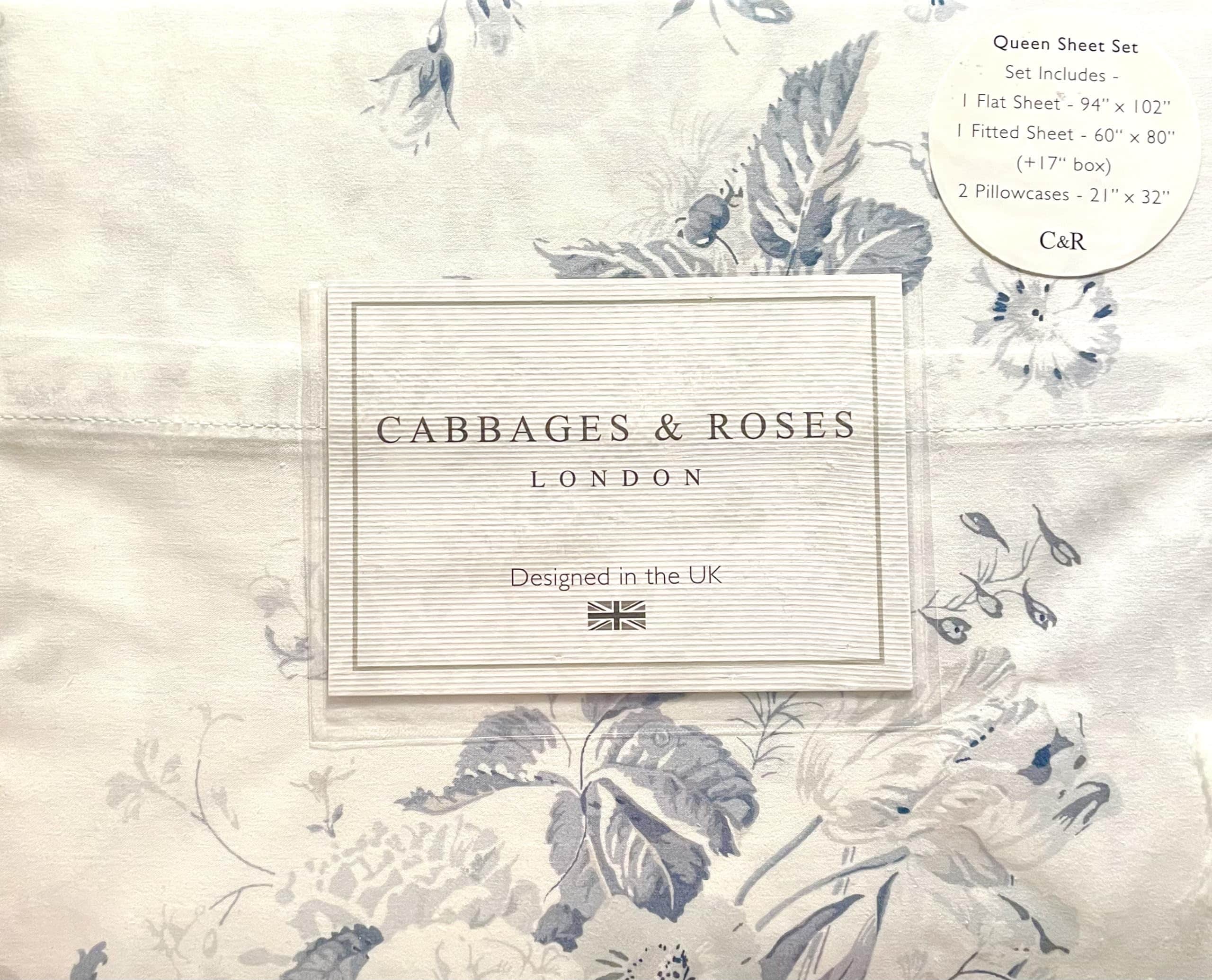 Juego de sábanas floral de 4 piezas Cabbages & Roses of - Imagen 4