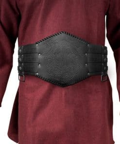 Cinturón de armadura para la cintura con grabados vikingos