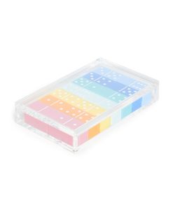 Set de Domino de Lucite Multicolor Tizo Design para