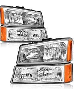 Conjunto de faros para Chevy Silverado 2003 2004 2005 2006