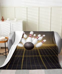 Cobija de Franela de Bolos 3D para Niños, Cuadricula