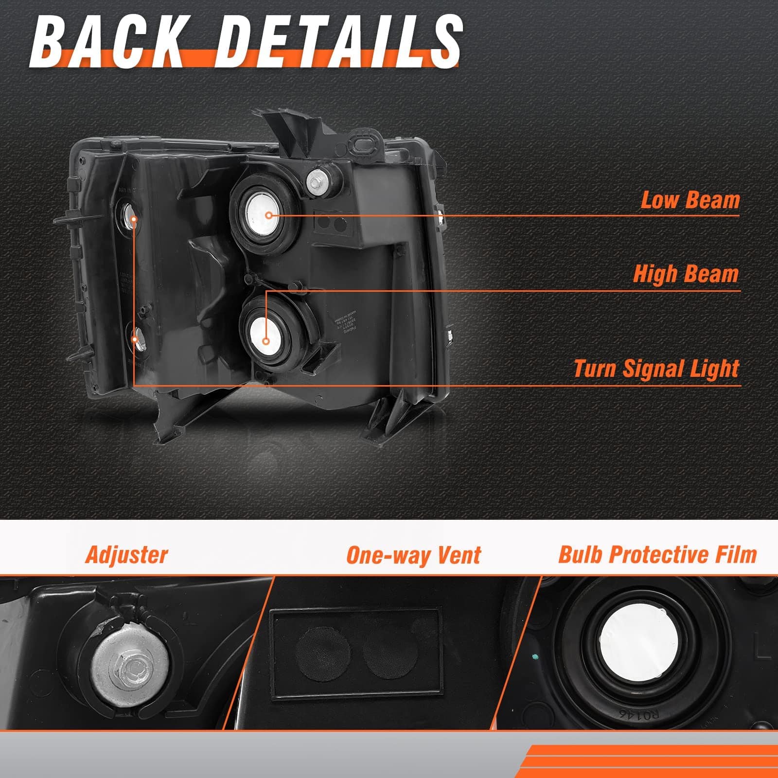 Faros para Chevy Silverado 2007-2013 1500 / 2007-2014 - Imagen 5