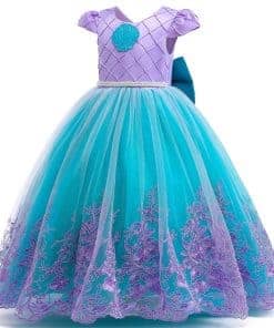 Vestido de Princesa Sirena para Niñas Disfraz de Sirena