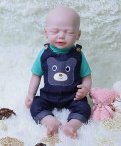 Muñeco de bebé de silicona completa de 18 pulgadas -