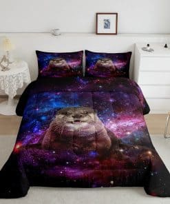 Set de Edredón Manfei de Nutria Cartoon Tamaño Completo,