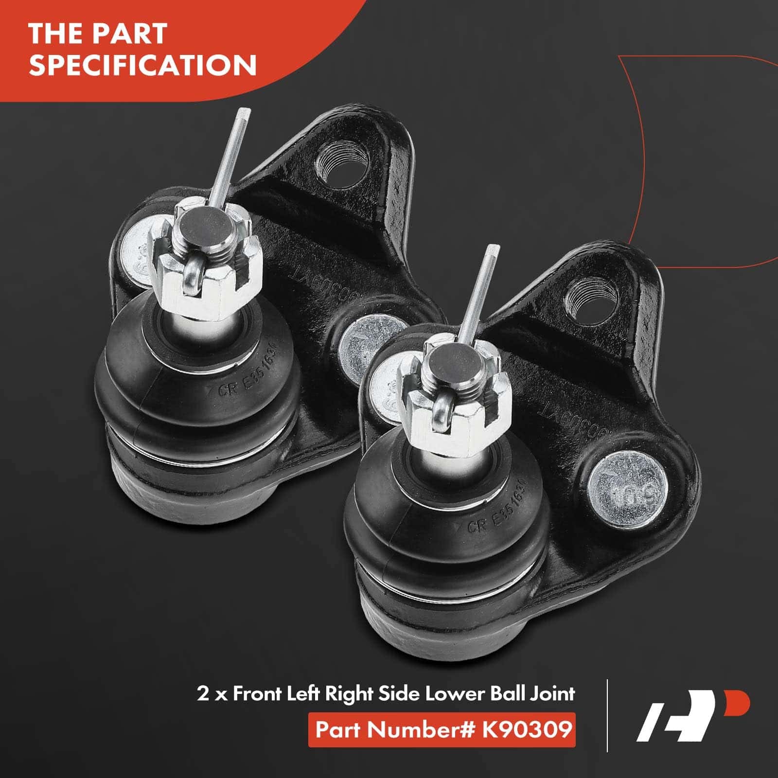 Conjunto de 10 piezas, junta de rótula inferior, extremo de - Imagen 8