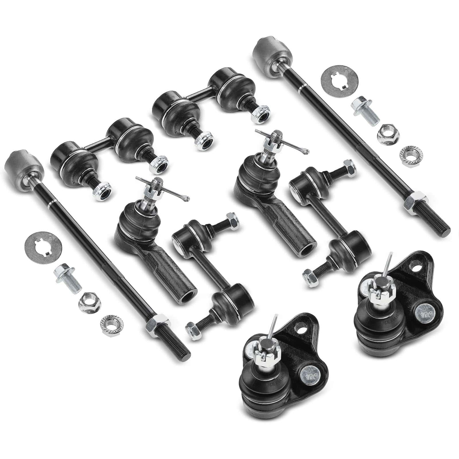Conjunto de 10 piezas, junta de rótula inferior, extremo de