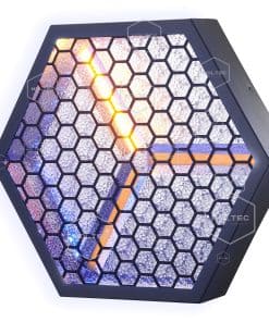 Luz PAR Retro Hexagonal WOLTEC para Fiestas de Disco y DJ -