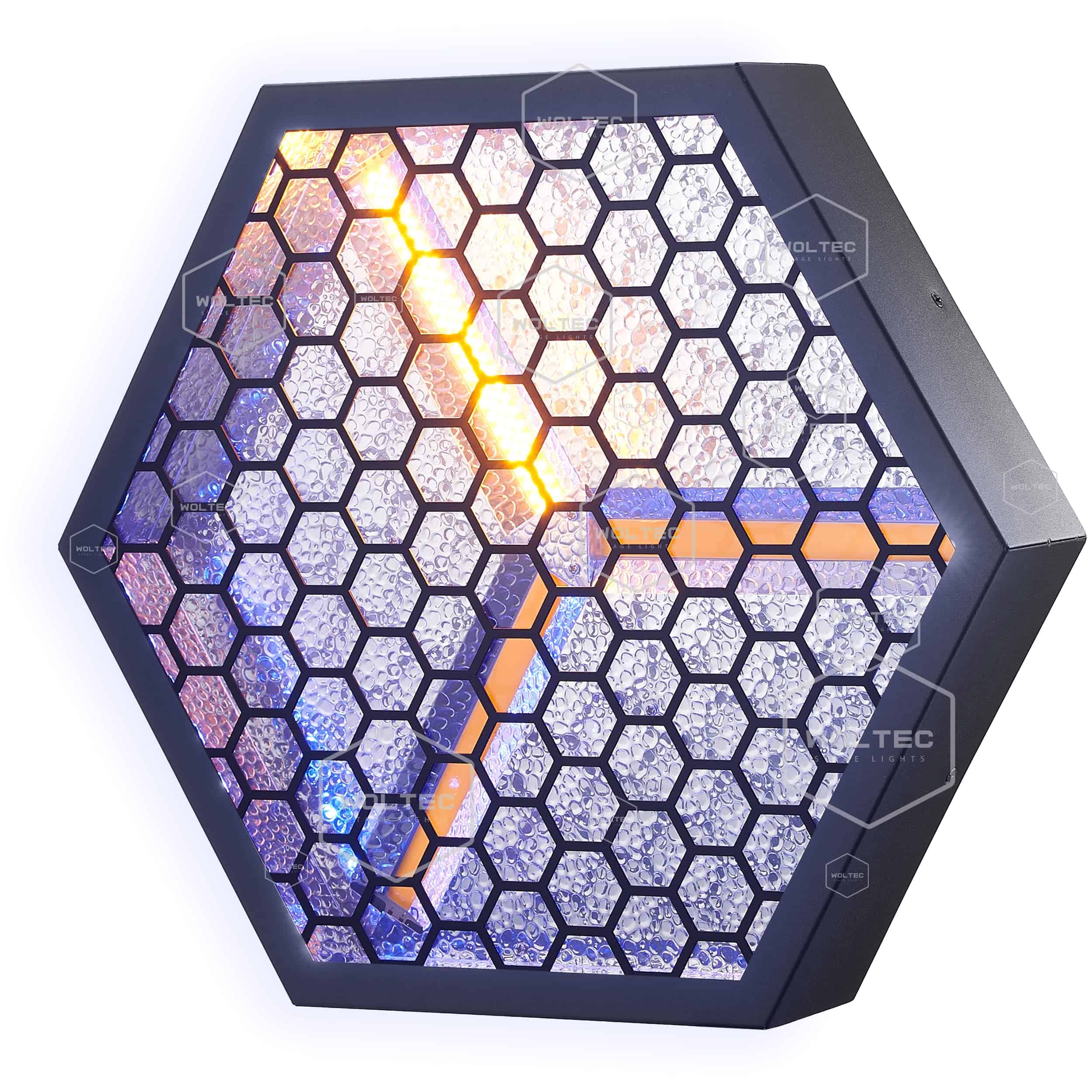 Luz PAR Retro Hexagonal WOLTEC para Fiestas de Disco y DJ -