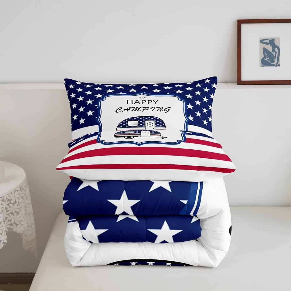 Juego de edredón para autocaravana Queen Size, Juego de - Imagen 6