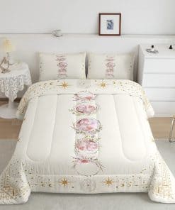 Juego de conforter Manfei Sun Moon Girly tamaño Queen,