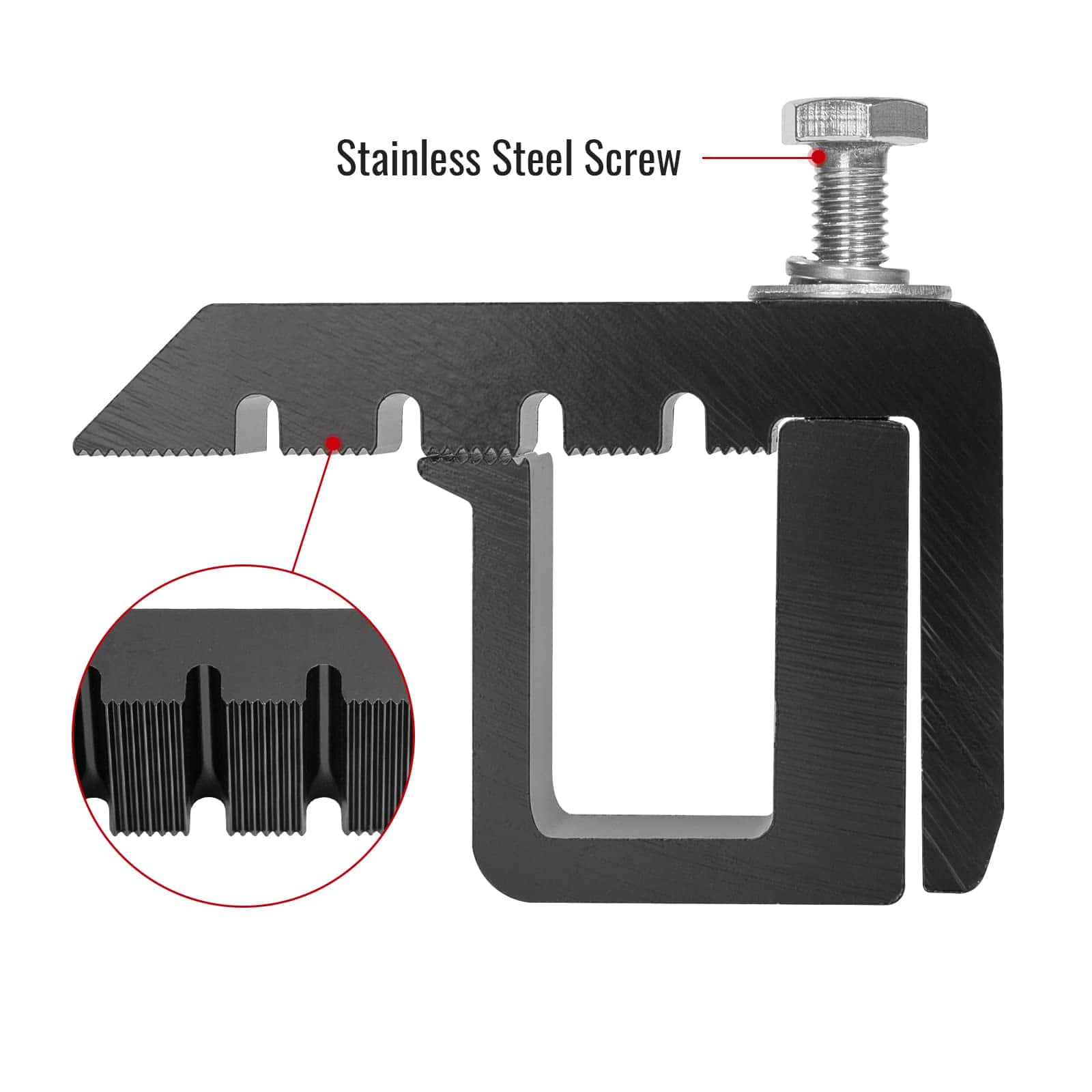AA-Racks P-AC-10 Abrazaderas de Montaje de Aluminio para - Imagen 4