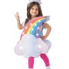 Disfraz de arco iris para niño pequeño con luces LED y