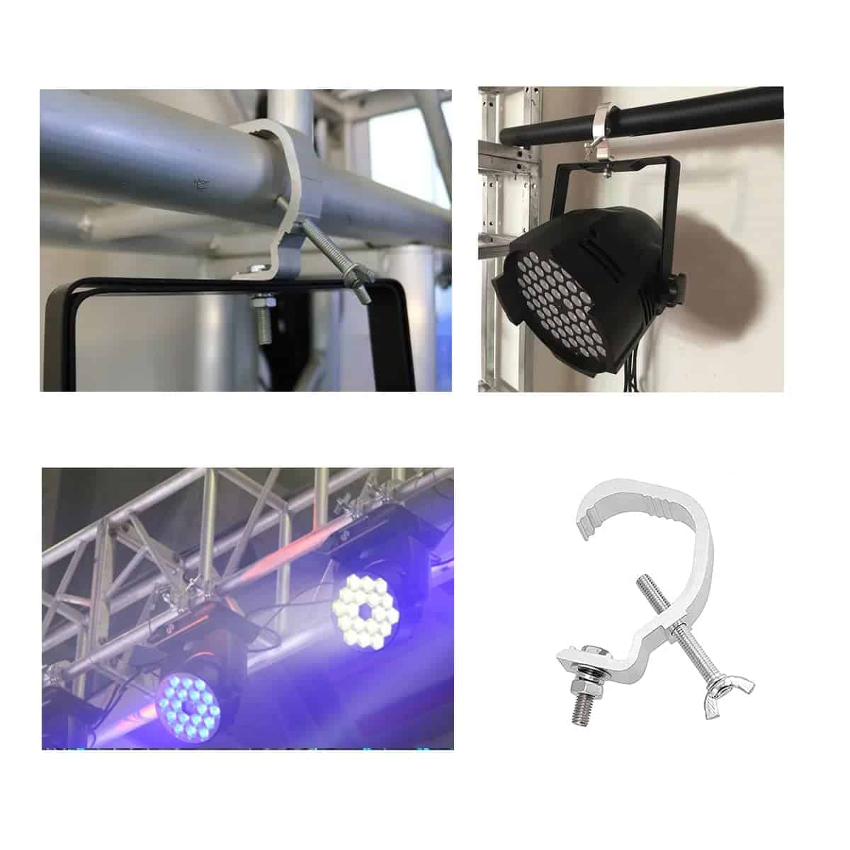 10Pack Ganchos de Abrazadera de Iluminación de Escenario de - Imagen 7