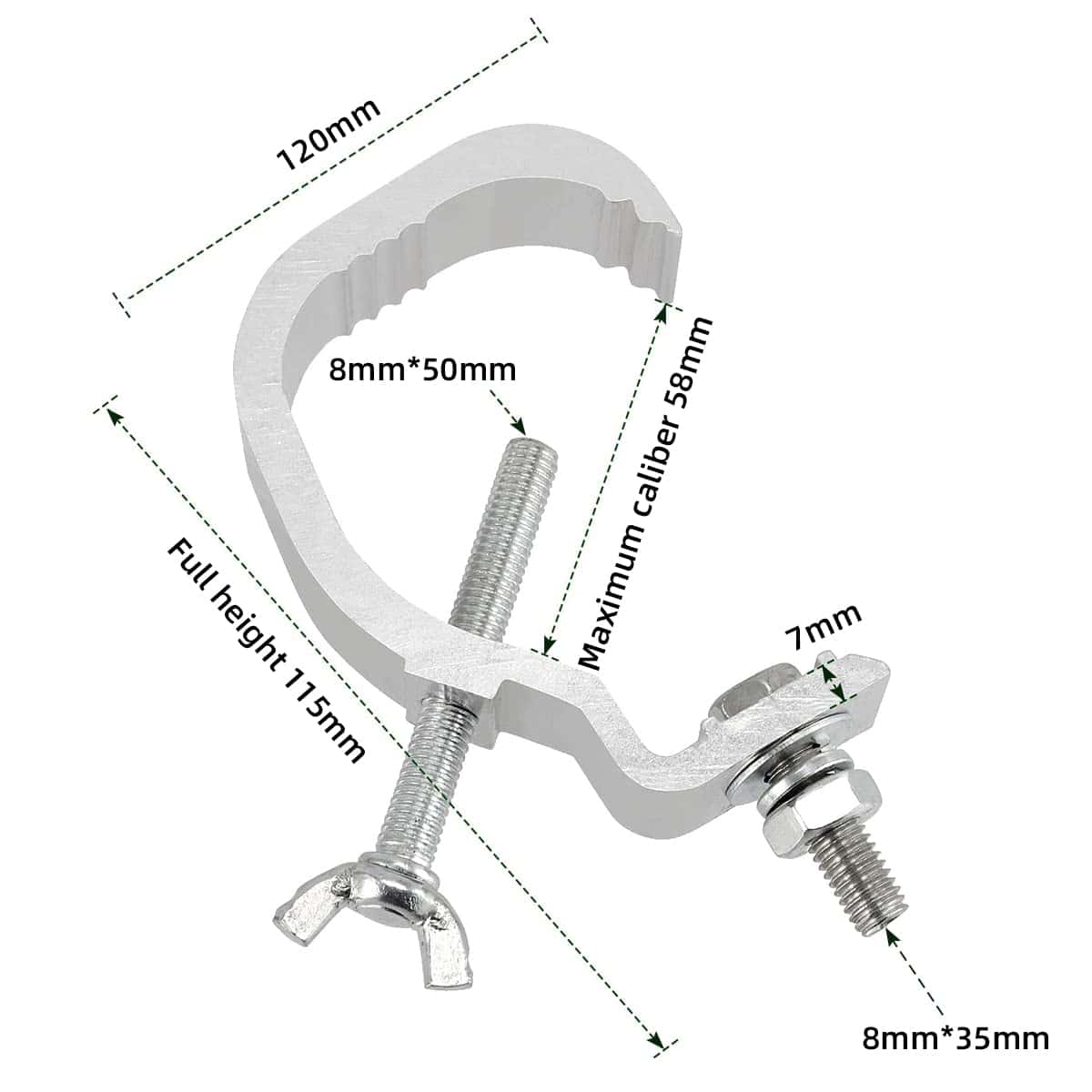 10Pack Ganchos de Abrazadera de Iluminación de Escenario de - Imagen 3