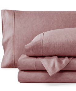 Juego de sábanas Bare Home King - Lujo -Heathered Rosewood