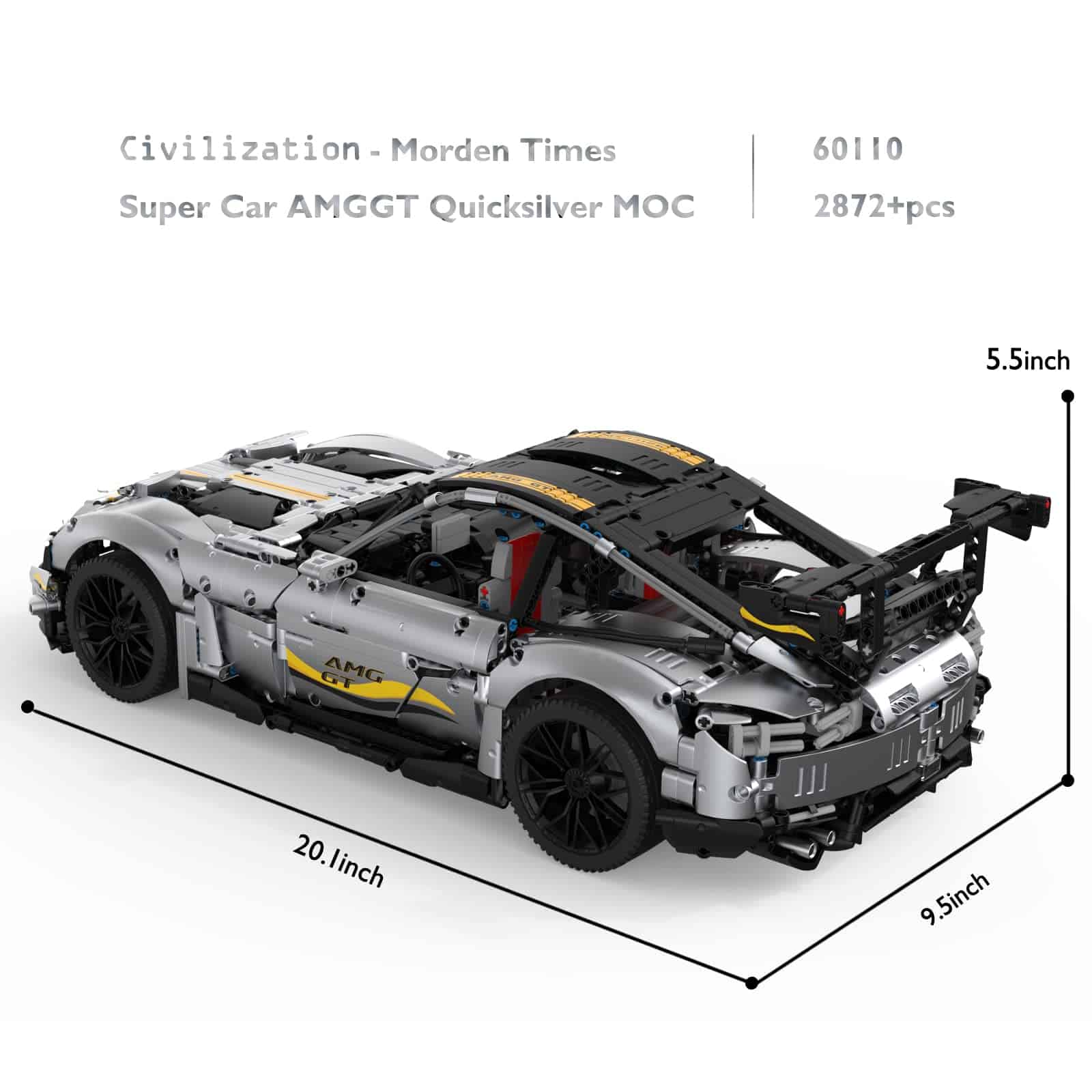 Modelo de Coches JMBricklayer para Construir para Adultos, - Imagen 4
