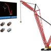 Kit de bloques de construcción de grúas de oruga