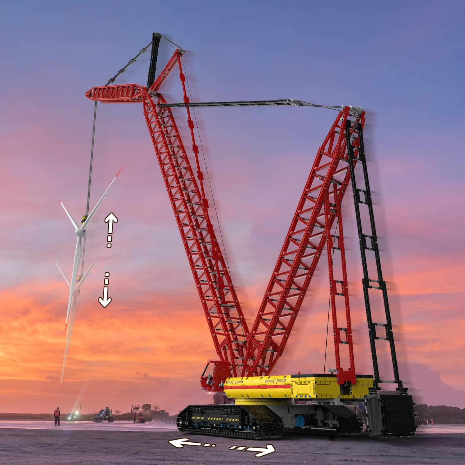 Kit de bloques de construcción de grúas de oruga - Imagen 3