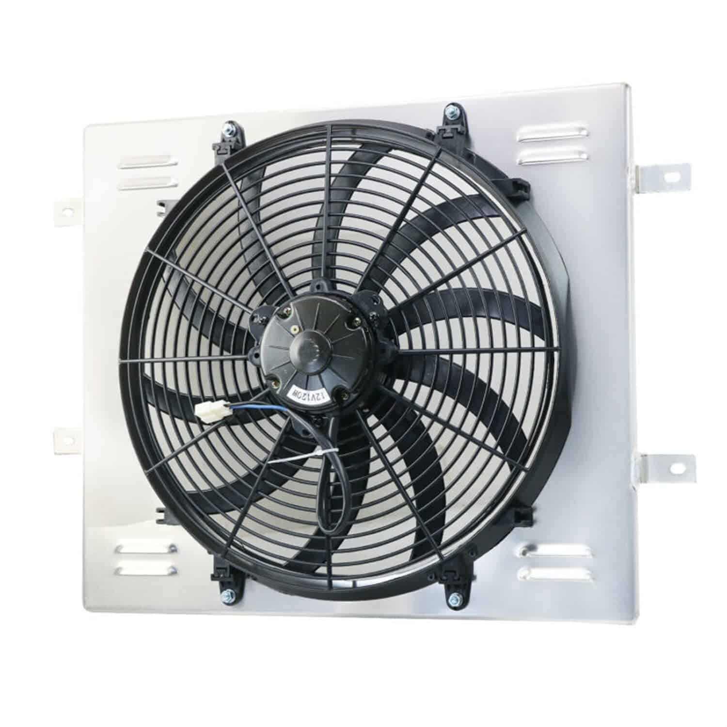 Kit de Radiador de Aluminio con Rejilla + Ventilador de 16" - Imagen 4