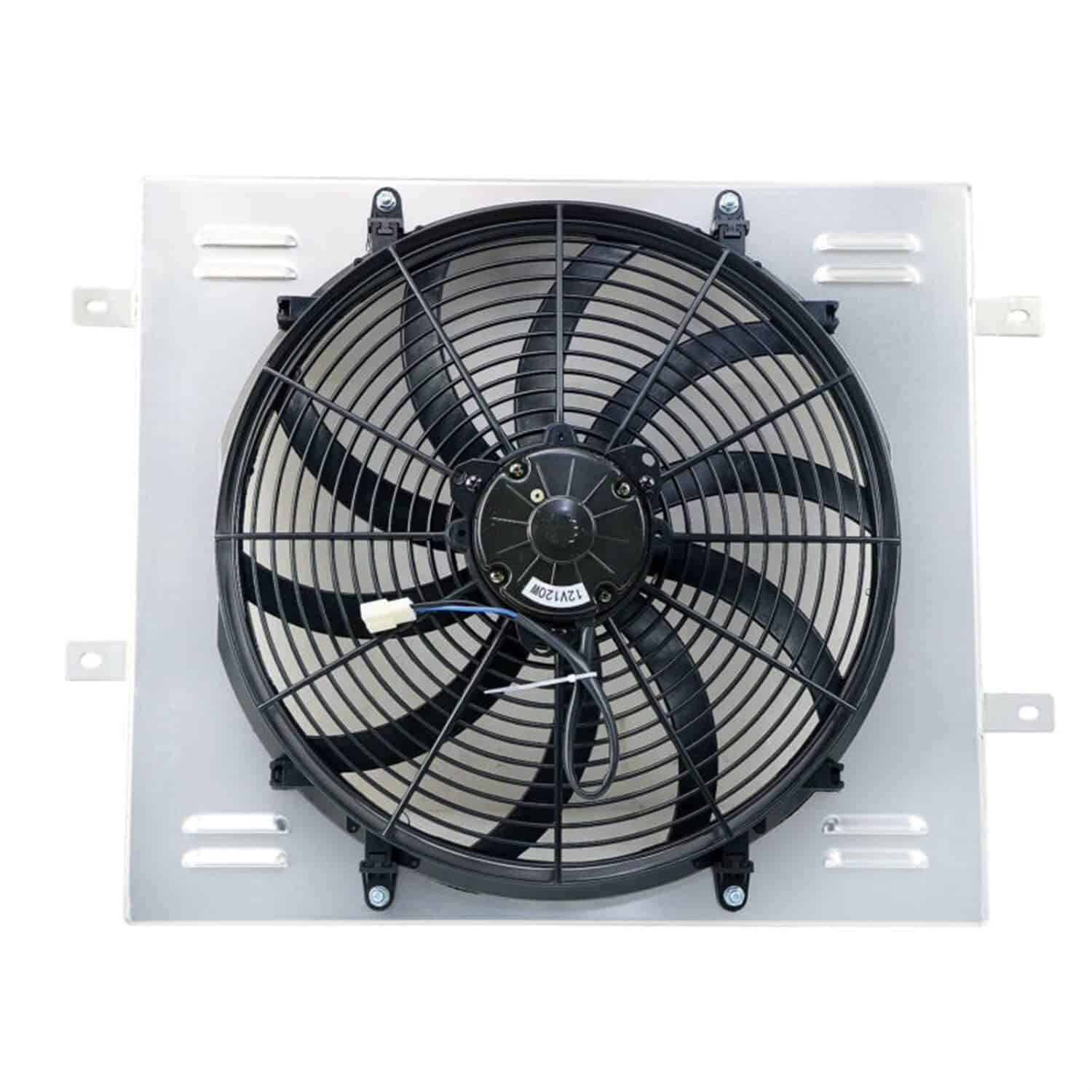 Kit de Radiador de Aluminio con Rejilla + Ventilador de 16" - Imagen 3