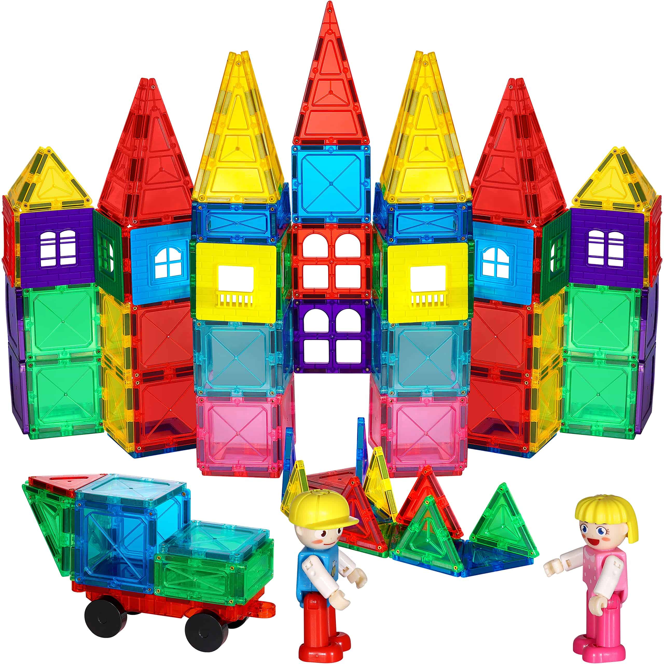 Simmplex Baldosas Magnéticas [100 Piezas] para Niños y
