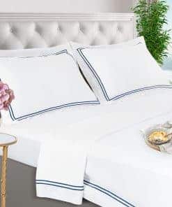 Juego de Sábanas de Bambú California King - Set de Cama de