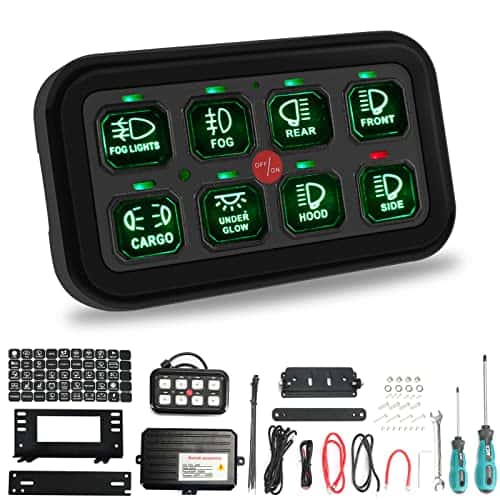 Panel de interruptores SUNPIE de 8 vías, Panel de