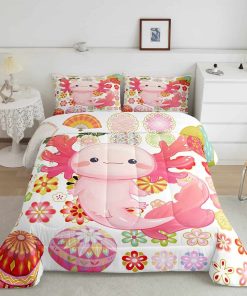 Juego de Funda Nórdica para Niños Cute Axolotl de Manfei en